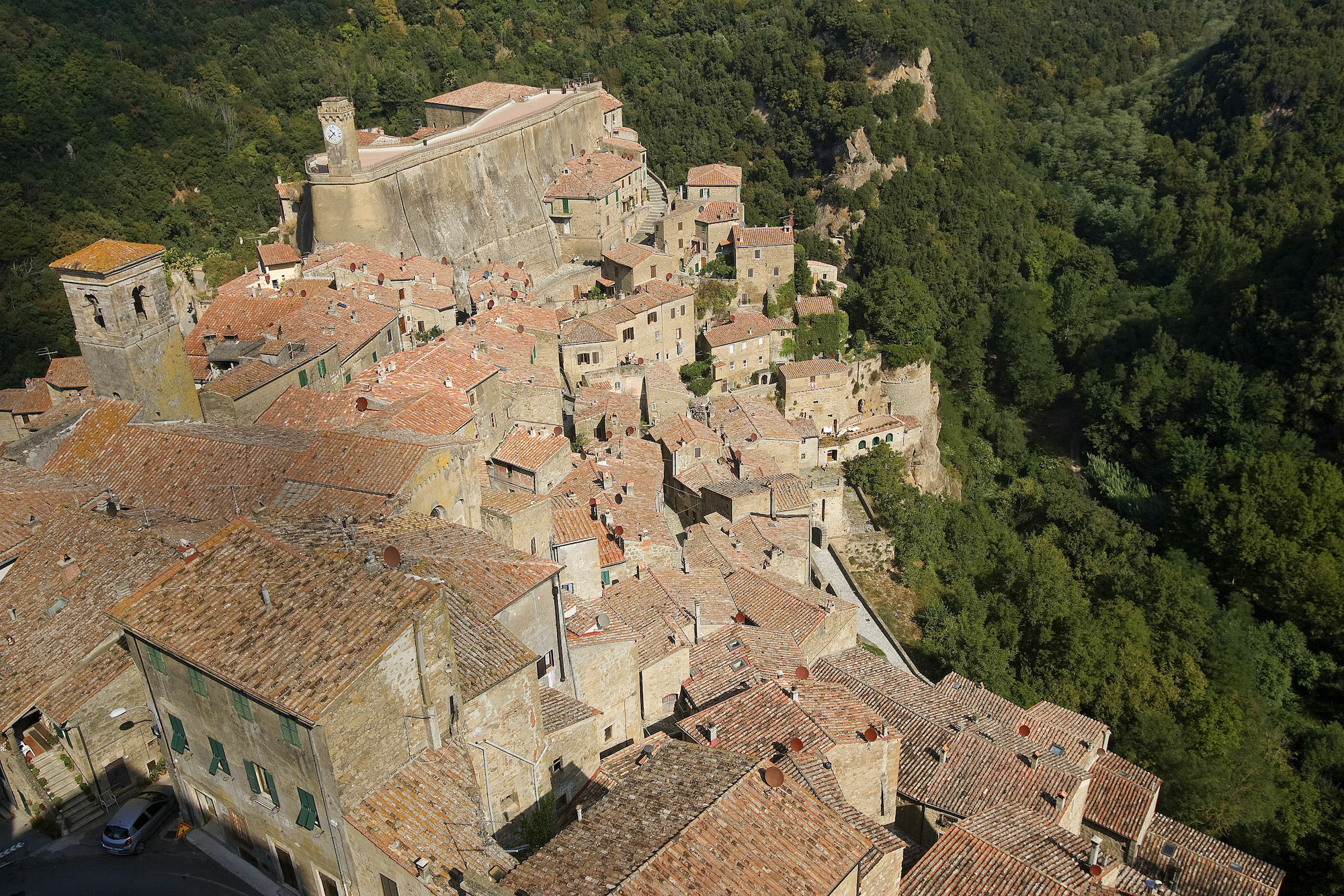 Hotel Della Fortezza Sorano  Bagian luar foto